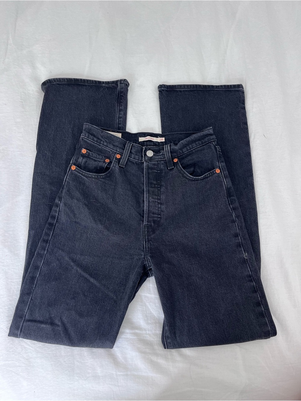 Levi’s Ribcage Bootcut Jeans 25x33 High Rise Denim